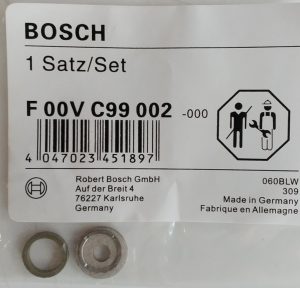 F00VC99002 F00RJ02176  Ремкомплект (2 уплотнительных кольца)  форсунки BOSCH.
